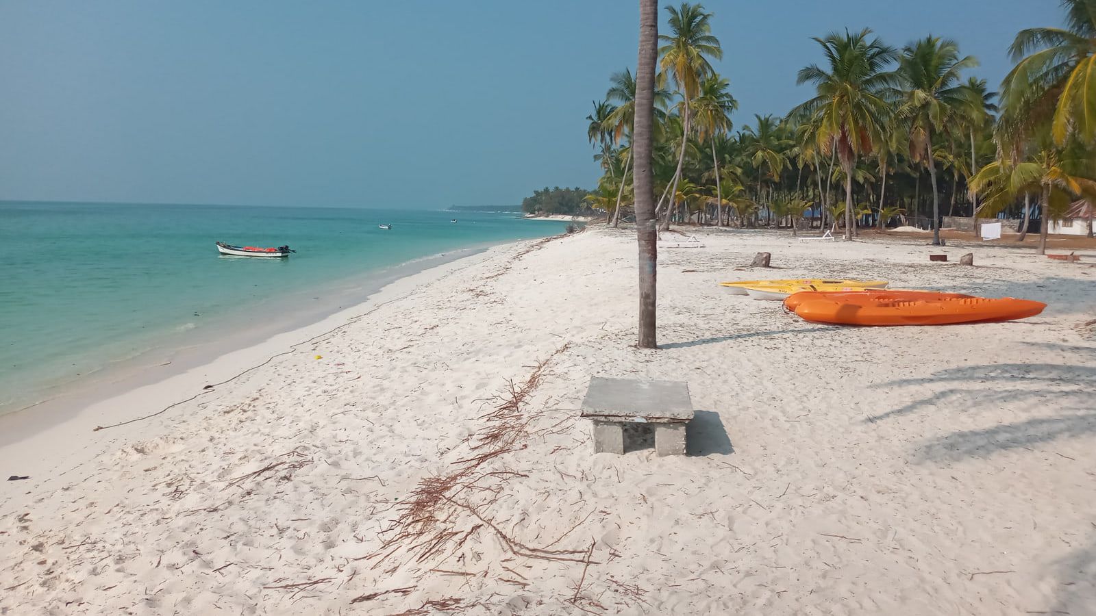 Anthan Beach on Agatti Island, Lakshadweep