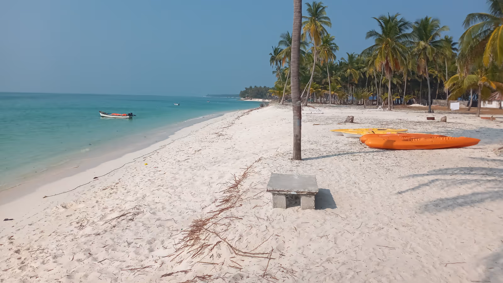 Anthan Beach on Agatti Island, Lakshadweep